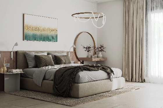 Villa in Calpe zu verkaufen, Espace de vie 324 m², Baujahr 2025, Klimaanlage, Terrain 800 m², 3 Chambres &agrave; coucher, 3 Badezimmer, Pool, ref.: AM-12624DA-13