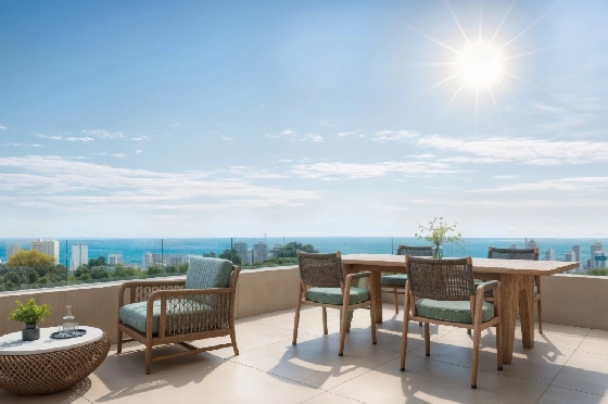 Villa in Calpe zu verkaufen, Espace de vie 324 m², Baujahr 2025, Klimaanlage, Terrain 800 m², 3 Chambres &agrave; coucher, 3 Badezimmer, Pool, ref.: AM-12624DA-3