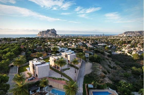 Villa in Calpe zu verkaufen, Espace de vie 324 m², Baujahr 2025, Klimaanlage, Terrain 800 m², 3 Chambres &agrave; coucher, 3 Badezimmer, Pool, ref.: AM-12624DA-5