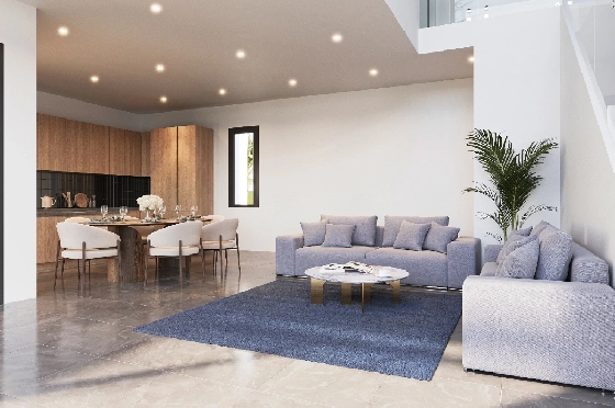 Villa in Calpe zu verkaufen, Espace de vie 273 m², Baujahr 2025, Klimaanlage, Terrain 1180 m², 3 Chambres &agrave; coucher, 3 Badezimmer, Pool, ref.: AM-12625DA-3