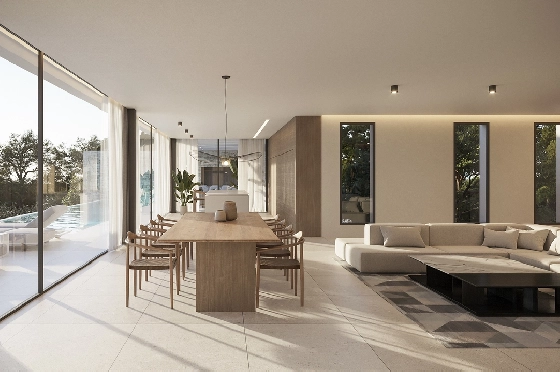 Villa in Moraira zu verkaufen, Espace de vie 360 m², Klimaanlage, Terrain 1274 m², 4 Chambres &agrave; coucher, 4 Badezimmer, Pool, ref.: AVS-57535-3