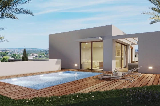 Villa in Javea zu verkaufen, Espace de vie 170 m², Klimaanlage, Terrain 1000 m², 3 Chambres &agrave; coucher, 2 Badezimmer, Pool, ref.: AVS-57404-5