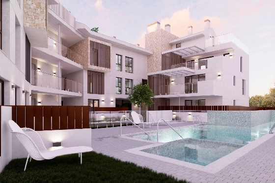 Apartment in Javea zu verkaufen, Espace de vie 85 m², Klimaanlage, Terrain 175 m², 2 Chambres &agrave; coucher, 2 Badezimmer, Pool, ref.: AVS-57384-1
