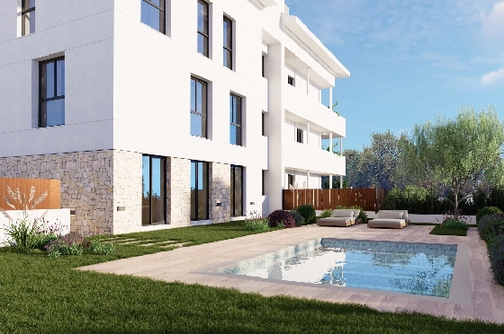 Apartment in Javea zu verkaufen, Espace de vie 85 m², Klimaanlage, Terrain 175 m², 2 Chambres &agrave; coucher, 2 Badezimmer, Pool, ref.: AVS-57384-13