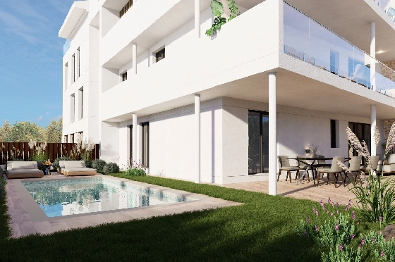 Apartment in Javea zu verkaufen, Espace de vie 85 m², Klimaanlage, Terrain 175 m², 2 Chambres &agrave; coucher, 2 Badezimmer, Pool, ref.: AVS-57384-15