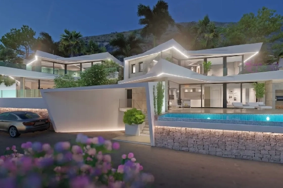 Villa in Benitachell zu verkaufen, Espace de vie 290 m², Klimaanlage, 3 Chambres &agrave; coucher, 3 Badezimmer, Pool, ref.: AVS-57375-16