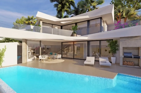 Villa in Benitachell zu verkaufen, Espace de vie 290 m², Klimaanlage, 3 Chambres &agrave; coucher, 3 Badezimmer, Pool, ref.: AVS-57375-5