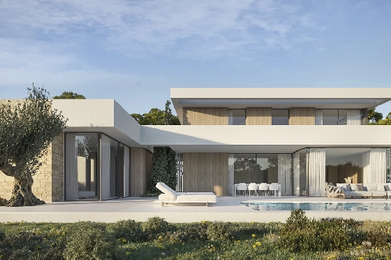 Villa in Moraira zu verkaufen, Espace de vie 395 m², Klimaanlage, Terrain 814 m², 5 Chambres &agrave; coucher, 4 Badezimmer, Pool, ref.: AVS-56975-1