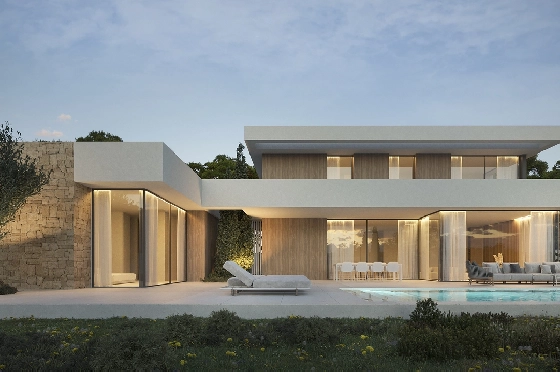 Villa in Moraira zu verkaufen, Espace de vie 395 m², Klimaanlage, Terrain 814 m², 5 Chambres &agrave; coucher, 4 Badezimmer, Pool, ref.: AVS-56975-6