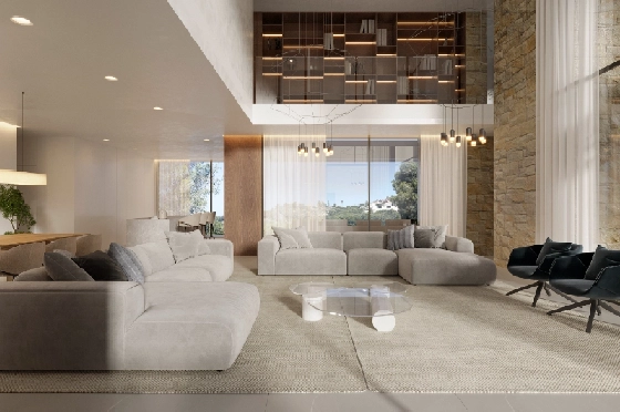 Villa in Moraira zu verkaufen, Espace de vie 350 m², Terrain 1601 m², 4 Chambres &agrave; coucher, 5 Badezimmer, Pool, ref.: AVS-55955-7