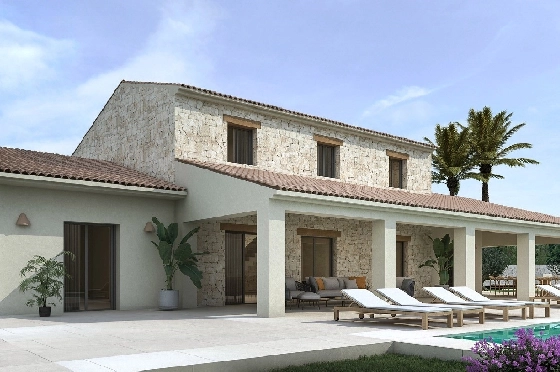 Villa in Moraira zu verkaufen, Klimaanlage, 4 Chambres &agrave; coucher, 3 Badezimmer, Pool, ref.: AVS-55835-2