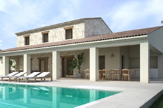 Villa in Moraira zu verkaufen, Klimaanlage, 4 Chambres &agrave; coucher, 3 Badezimmer, Pool, ref.: AVS-55835-3