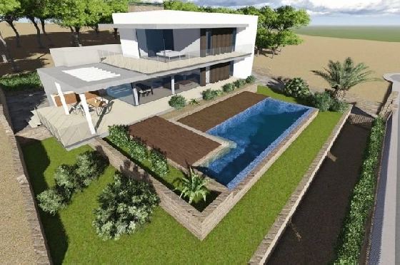 Villa in Moraira zu verkaufen, Espace de vie 319 m², Klimaanlage, Terrain 898 m², 3 Chambres &agrave; coucher, 4 Badezimmer, Pool, ref.: AVS-41765-1