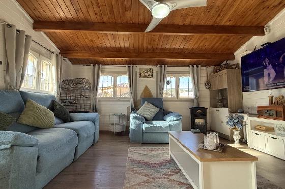 Villa in Pedreguer zu verkaufen, Espace de vie 61 m², Baujahr 2014, Zustand gepflegt, + KLIMA, Klimaanlage, Terrain 385 m², 2 Chambres &agrave; coucher, 1 Badezimmer, Pool, ref.: RG-0126-13