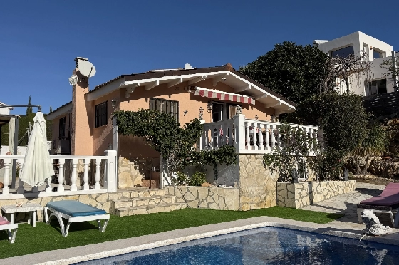 Villa in Pedreguer zu verkaufen, Espace de vie 61 m², Baujahr 2014, Zustand gepflegt, + KLIMA, Klimaanlage, Terrain 385 m², 2 Chambres &agrave; coucher, 1 Badezimmer, Pool, ref.: RG-0126-7
