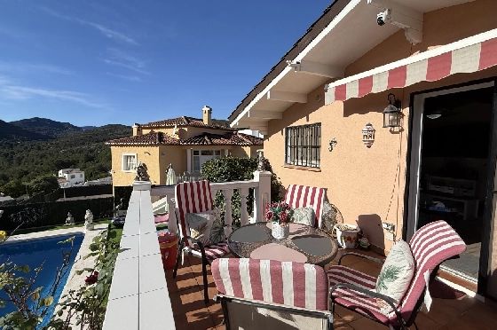 Villa in Pedreguer zu verkaufen, Espace de vie 61 m², Baujahr 2014, Zustand gepflegt, + KLIMA, Klimaanlage, Terrain 385 m², 2 Chambres &agrave; coucher, 1 Badezimmer, Pool, ref.: RG-0126-9