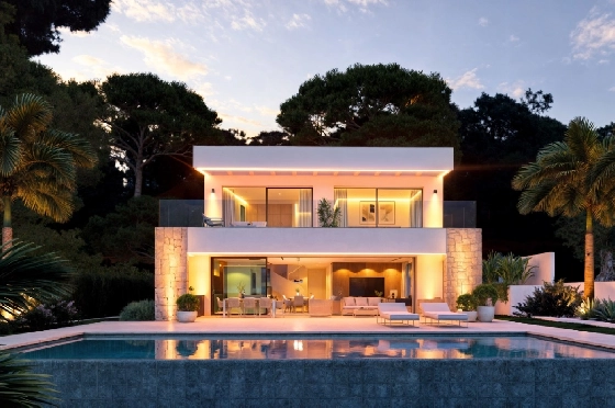 Villa in Moraira zu verkaufen, Espace de vie 350 m², Terrain 913 m², 4 Chambres &agrave; coucher, 4 Badezimmer, Pool, ref.: VGH50095-10