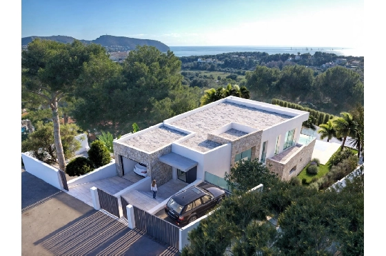 Villa in Moraira zu verkaufen, Espace de vie 350 m², Terrain 913 m², 4 Chambres &agrave; coucher, 4 Badezimmer, Pool, ref.: VGH50095-12