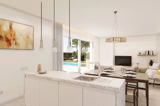 Villa in Entrenaranjos zu verkaufen, Espace de vie 231 m², Zustand Erstbezug, Klimaanlage, Terrain 298 m², 3 Chambres &agrave; coucher, 2 Badezimmer, Pool, ref.: HA-ENN-120-E01-3