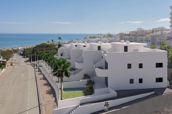 Penthouse Apartment in La Mata zu verkaufen, Espace de vie 153 m², Zustand Erstbezug, Klimaanlage, 2 Chambres &agrave; coucher, 2 Badezimmer, Pool, ref.: HA-TLN-140-A02-1