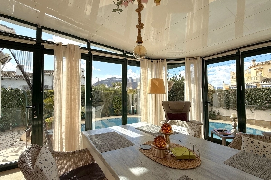 Villa in Els Poblets zu verkaufen, Espace de vie 105 m², Baujahr 1990, + Zentralheizung, Klimaanlage, Terrain 536 m², 2 Chambres &agrave; coucher, 2 Badezimmer, Pool, ref.: JS-0326-3