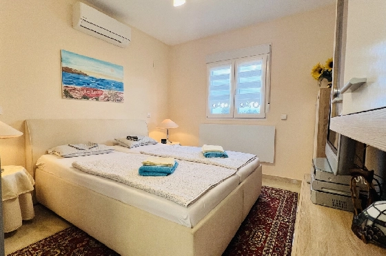Villa in Els Poblets zu verkaufen, Espace de vie 95 m², Baujahr 2001, Zustand gepflegt, + Ofen, Klimaanlage, Terrain 350 m², 3 Chambres &agrave; coucher, 3 Badezimmer, Pool, ref.: FK-0326-10