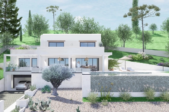Villa in Javea zu verkaufen, Espace de vie 329 m², Klimaanlage, Terrain 1085 m², 4 Chambres &agrave; coucher, 5 Badezimmer, Pool, ref.: AVS-56834-2