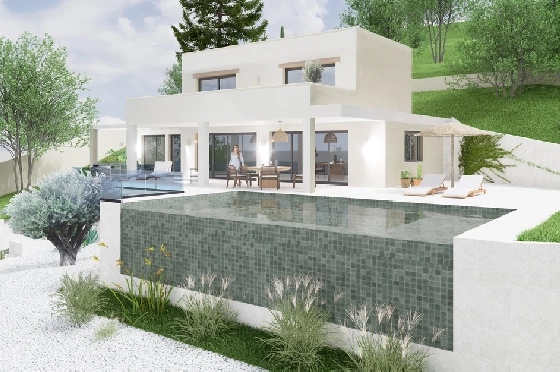 Villa in Javea zu verkaufen, Espace de vie 329 m², Klimaanlage, Terrain 1085 m², 4 Chambres &agrave; coucher, 5 Badezimmer, Pool, ref.: AVS-56834-4