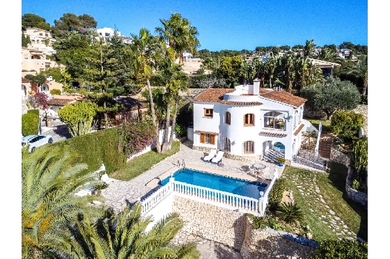 Villa in Benissa zu verkaufen, Espace de vie 247 m², Baujahr 1993, Klimaanlage, Terrain 848 m², 5 Chambres &agrave; coucher, 3 Badezimmer, Pool, ref.: AM-12630DR-2