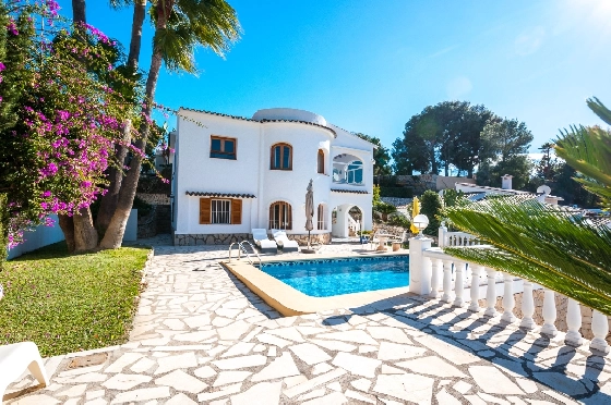 Villa in Benissa zu verkaufen, Espace de vie 247 m², Baujahr 1993, Klimaanlage, Terrain 848 m², 5 Chambres &agrave; coucher, 3 Badezimmer, Pool, ref.: AM-12630DR-3