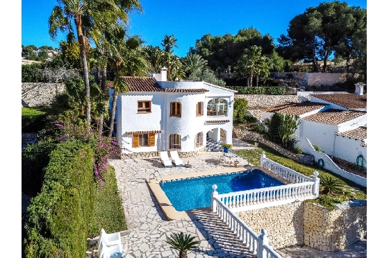 Villa in Benissa zu verkaufen, Espace de vie 247 m², Baujahr 1993, Klimaanlage, Terrain 848 m², 5 Chambres &agrave; coucher, 3 Badezimmer, Pool, ref.: AM-12630DR-4