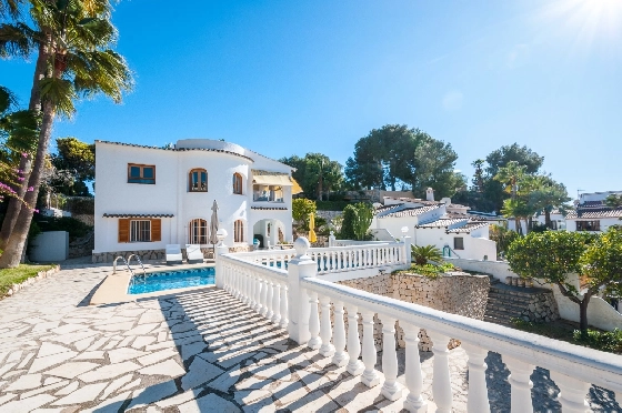 Villa in Benissa zu verkaufen, Espace de vie 247 m², Baujahr 1993, Klimaanlage, Terrain 848 m², 5 Chambres &agrave; coucher, 3 Badezimmer, Pool, ref.: AM-12630DR-5