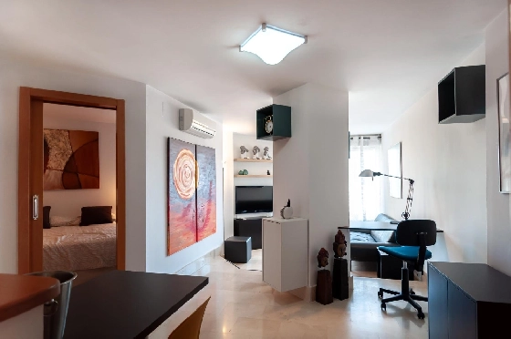 Apartment in Calpe(Playa de Fossa Levante) zu verkaufen, Espace de vie 55 m², Klimaanlage, 1 Chambres &agrave; coucher, 1 Badezimmer, Pool, ref.: COB-3554-10535-11