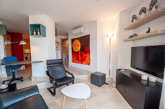 Apartment in Calpe(Playa de Fossa Levante) zu verkaufen, Espace de vie 55 m², Klimaanlage, 1 Chambres &agrave; coucher, 1 Badezimmer, Pool, ref.: COB-3554-10535-6