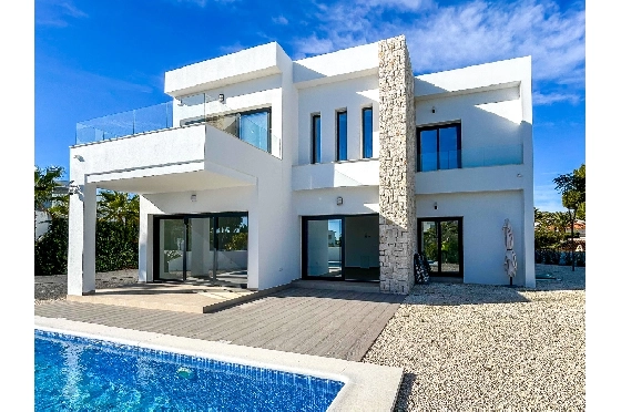 Villa in Benissa zu verkaufen, Espace de vie 202 m², Baujahr 2025, Klimaanlage, Terrain 1715 m², 3 Chambres &agrave; coucher, 3 Badezimmer, Pool, ref.: AM-12657DA-13