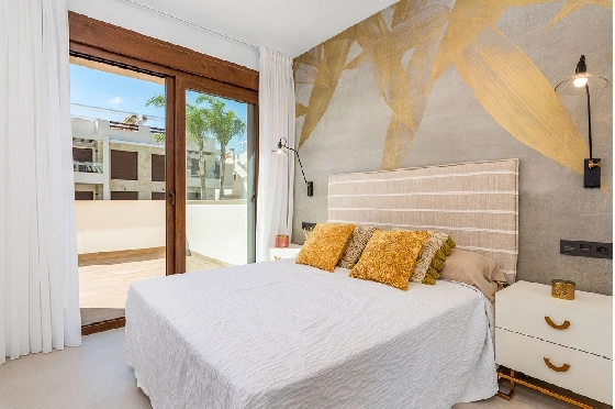 Erdgeschoss Apartment in Torrevieja zu verkaufen, Espace de vie 100 m², Zustand Erstbezug, 3 Chambres &agrave; coucher, 2 Badezimmer, Pool, ref.: HA-TON-159-A03-15