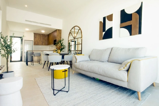 Erdgeschoss Apartment in San Fulgencio zu verkaufen, Espace de vie 133 m², Zustand Erstbezug, 3 Chambres &agrave; coucher, 2 Badezimmer, Pool, ref.: HA-SFN-131-A03-8
