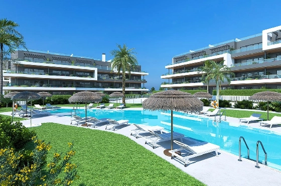 Penthouse Apartment in Torrevieja zu verkaufen, Espace de vie 137 m², Zustand Erstbezug, Klimaanlage, 2 Chambres &agrave; coucher, 2 Badezimmer, Pool, ref.: HA-TON-270-A04-12