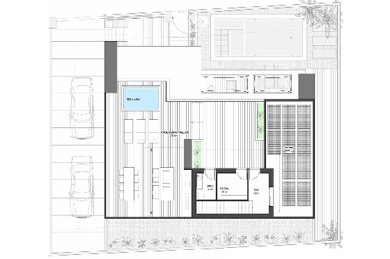 Villa in Los Alcazares zu verkaufen, Espace de vie 426 m², Zustand Erstbezug, Klimaanlage, Terrain 394 m², 3 Chambres &agrave; coucher, 2 Badezimmer, Pool, ref.: HA-LAN-470-E02-13