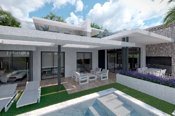 Villa in Los Alcazares zu verkaufen, Espace de vie 426 m², Zustand Erstbezug, Klimaanlage, Terrain 394 m², 3 Chambres &agrave; coucher, 2 Badezimmer, Pool, ref.: HA-LAN-470-E02-3
