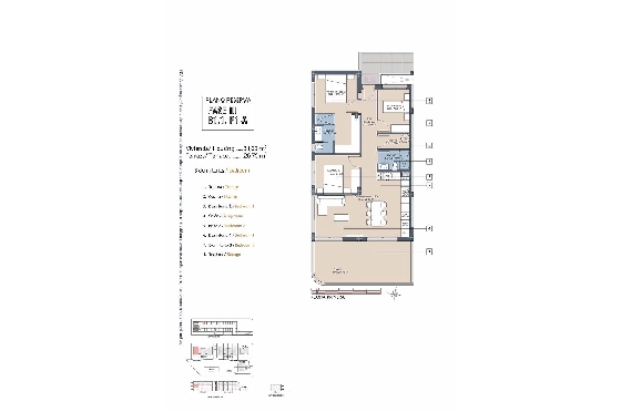 Etagen Apartment in Los Alcazares zu verkaufen, Espace de vie 102 m², Zustand Erstbezug, 3 Chambres &agrave; coucher, 2 Badezimmer, Pool, ref.: HA-LAN-436-A02-21