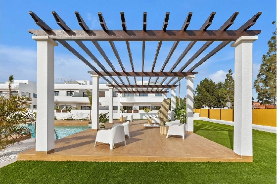 Etagen Apartment in Los Alcazares zu verkaufen, Espace de vie 102 m², Zustand Erstbezug, 3 Chambres &agrave; coucher, 2 Badezimmer, Pool, ref.: HA-LAN-436-A02-6