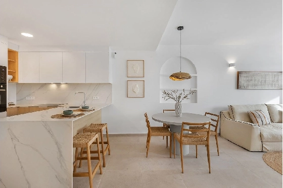 Penthouse Apartment in Los Alcazares zu verkaufen, Espace de vie 137 m², Zustand Erstbezug, 2 Chambres &agrave; coucher, 2 Badezimmer, Pool, ref.: HA-LAN-436-A04-10