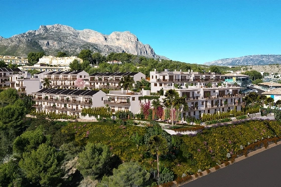 Reihenhaus in La Nucia zu verkaufen, Wohnfläche 157 m², Zustand Erstbezug, Klimaanlage, 4 Schlafzimmer, 3 Badezimmer, Pool, ref.: HA-LNN-130-R01-5