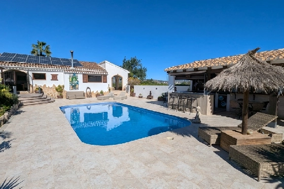 Villa in Javea zu verkaufen, Espace de vie 386 m², Klimaanlage, Terrain 4596 m², 4 Chambres &agrave; coucher, 4 Badezimmer, Pool, ref.: AVS-57604-26