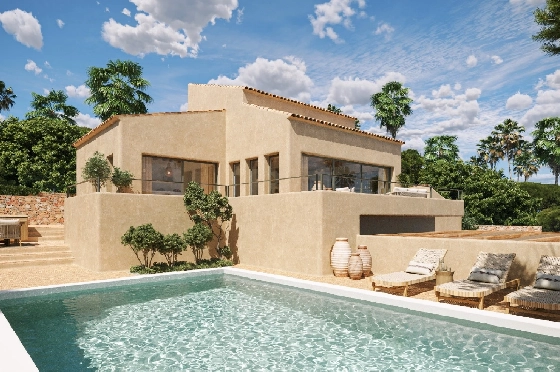 Villa in Javea zu verkaufen, Espace de vie 185 m², Klimaanlage, Terrain 944 m², 4 Chambres &agrave; coucher, 3 Badezimmer, Pool, ref.: AM-12670DA-1