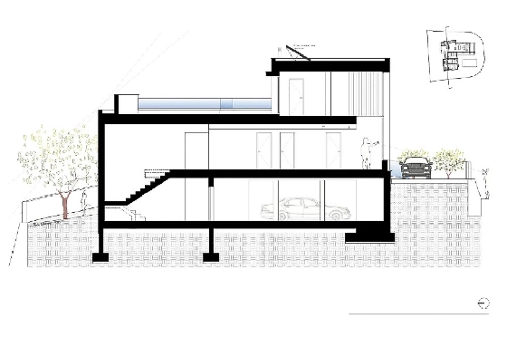 Villa in Moraira(Benimeit) zu verkaufen, Espace de vie 310 m², Terrain 817 m², 3 Chambres &agrave; coucher, 2 Badezimmer, Pool, ref.: COB-8248MOR-10535-1