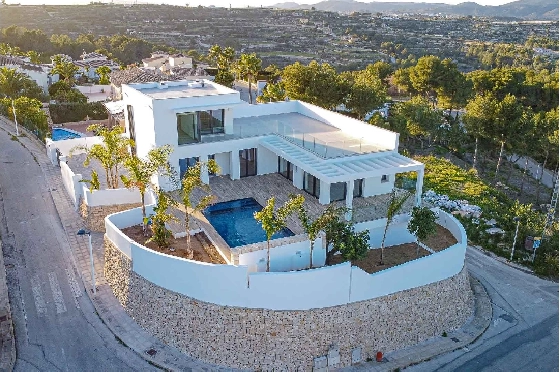 Villa in Moraira(Benimeit) zu verkaufen, Espace de vie 310 m², Terrain 817 m², 3 Chambres &agrave; coucher, 2 Badezimmer, Pool, ref.: COB-8248MOR-10535-19