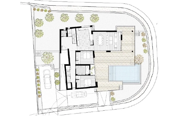 Villa in Moraira(Benimeit) zu verkaufen, Espace de vie 310 m², Terrain 817 m², 3 Chambres &agrave; coucher, 2 Badezimmer, Pool, ref.: COB-8248MOR-10535-21
