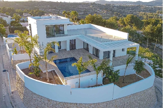 Villa in Moraira(Benimeit) zu verkaufen, Espace de vie 310 m², Terrain 817 m², 3 Chambres &agrave; coucher, 2 Badezimmer, Pool, ref.: COB-8248MOR-10535-7